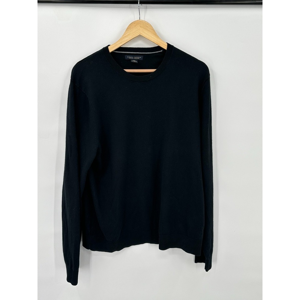 Banana Republic Sweater Mens L Minimalist Preppy Business Casual Lagenlook